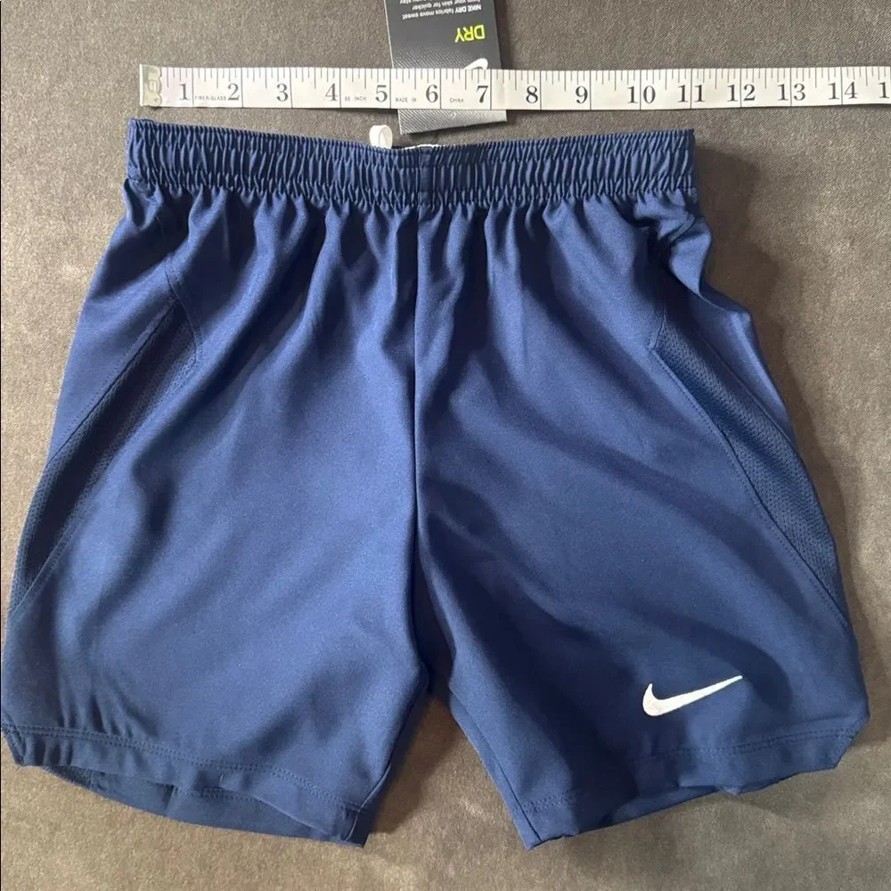 Nike Youth Unisex Blue Sport Shorts Dry AJ1265-419 Size S NWT